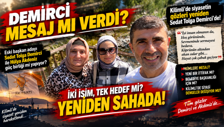 DEMİRCİ’DEN DİKKAT ÇEKEN PAYLAŞIM!