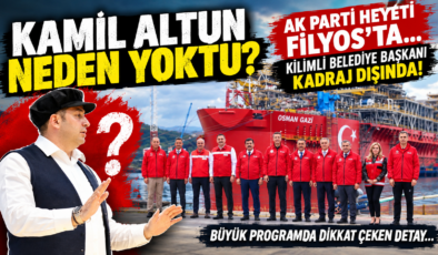 AK PARTİ HEYETİ TAM KADRO FİLYOS’TA… KAMİL ALTUN NEDEN YOK?