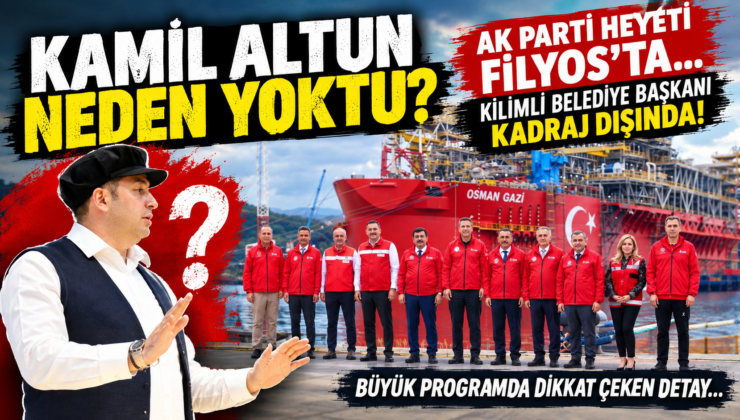 AK PARTİ HEYETİ TAM KADRO FİLYOS’TA… KAMİL ALTUN NEDEN YOK?