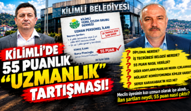 KİLİMLİ’DE 55 PUANLIK “UZMANLIK” TARTIŞMASI!