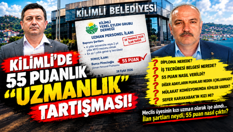 KİLİMLİ’DE 55 PUANLIK “UZMANLIK” TARTIŞMASI!