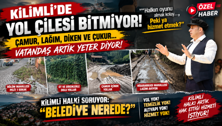 ÇAMUR, LAĞIM, DİKEN VE ÇUKUR… VATANDAŞ “ARTIK YETER!” DİYOR