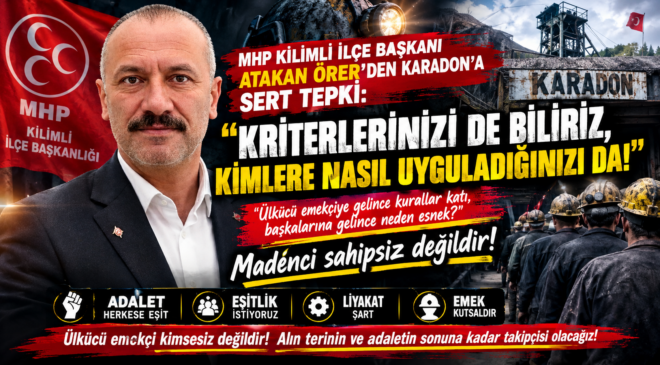 ÖRER’DEN SERT TEPKİ: “KRİTERLERİNİZİ DE BİLİRİZ, KİMLERE NASIL UYGULADIĞINIZI DA!”