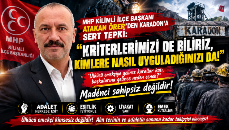ÖRER’DEN SERT TEPKİ: “KRİTERLERİNİZİ DE BİLİRİZ, KİMLERE NASIL UYGULADIĞINIZI DA!”
