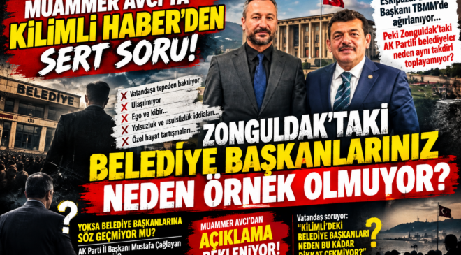 MUAMMER AVCI’YA KİLİMLİ HABER’DEN SERT SORU: KENDİ BELEDİYELERİNİZ NEDEN ÖRNEK OLAMIYOR?
