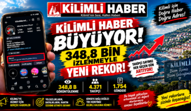 KİLİMLİ HABER BÜYÜYOR! 348,8 BİN İZLENMEYLE YENİ REKOR!