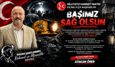 ATAKAN ÖRER’DEN TAZİYE MESAJI: “ACIMIZ BÜYÜK, YÜREĞİMİZ YANIYOR!”