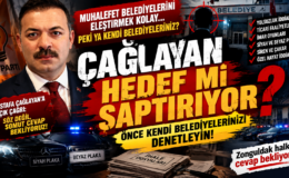 ÇAĞLAYAN HEDEF Mİ SAPTIRIYOR? ÖNCE KENDİ BELEDİYELERİNİZİ DENETLEYİN!