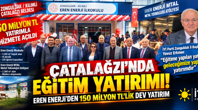 ERKMEN: “GELECEĞİMİZE YATIRIM YAPIYORUZ”