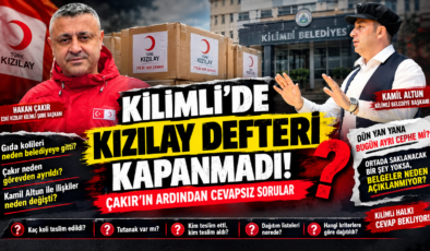 KİLİMLİ’DE KIZILAY DEFTERİ KAPANMADI!