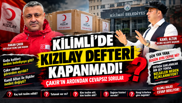 KİLİMLİ’DE KIZILAY DEFTERİ KAPANMADI!